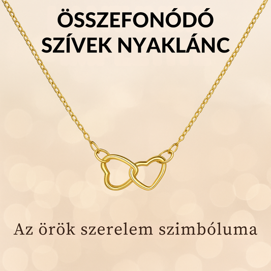 Kétszív Arany Nyaklánc – Az örök szerelem szimbóluma