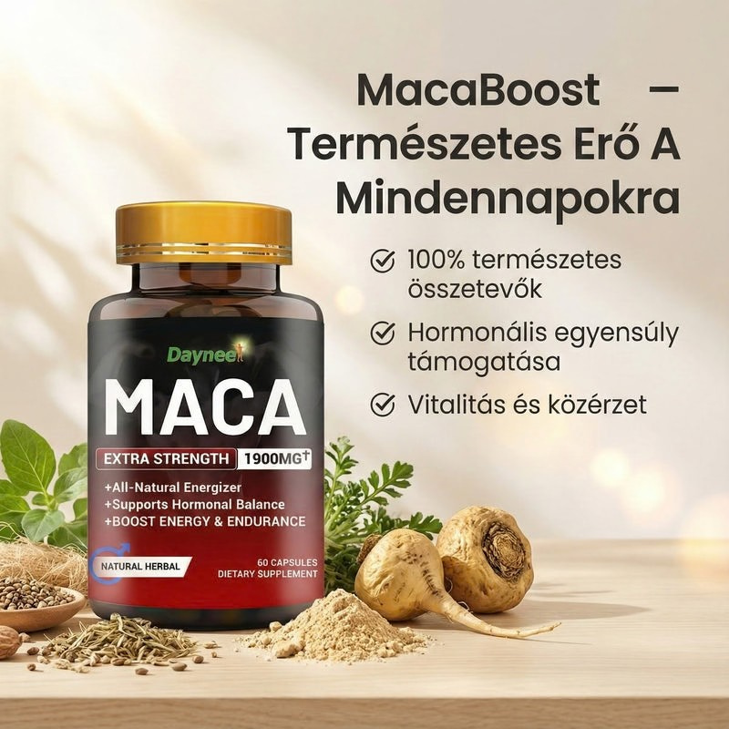 Maca Extra Strength 1900 mg – Természetes Energia És Vitalitás