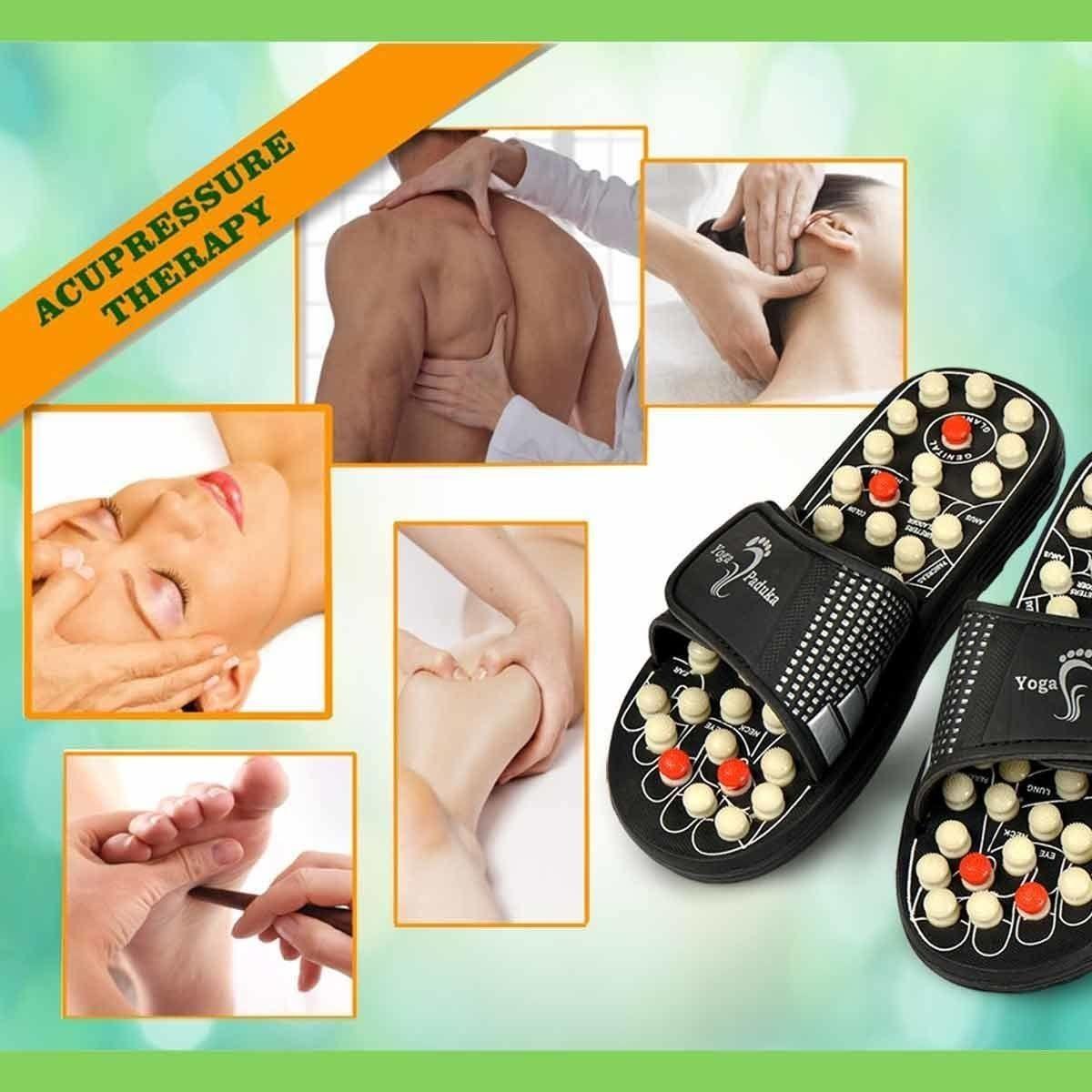 🔥FLAT 50% LEADÁS🔥Acupresszúra és mágneses terápiás papucsok